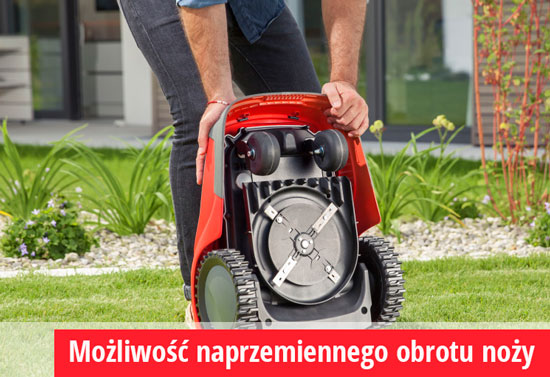 Naprzemienny obrót noży w Robolinho 1423 W